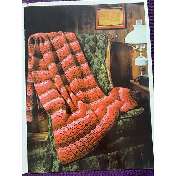 AFgan and sweater collection pattern book 1960s - Picture 9 of 14